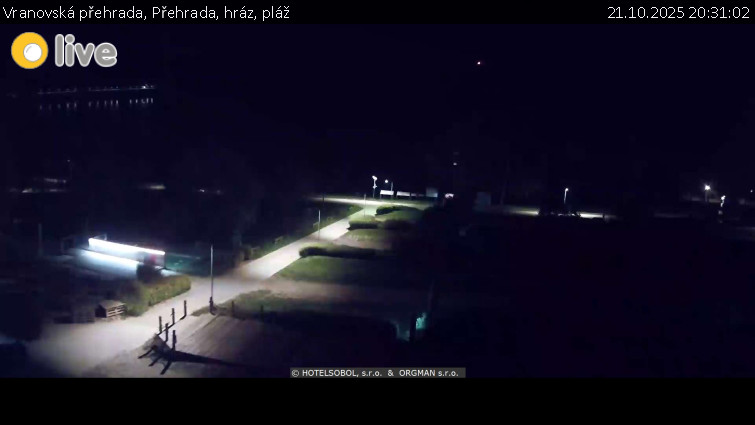 Vranovská přehrada - Přehrada, hráz, pláž - 21.10.2025 v 20:31 Vranovská přehrada - Přehrada, hráz, pláž - 21.10.2025 v 20:31