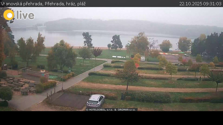 Vranovská přehrada - Přehrada, hráz, pláž - 22.10.2025 v 09:31 Vranovská přehrada - Přehrada, hráz, pláž - 22.10.2025 v 09:31