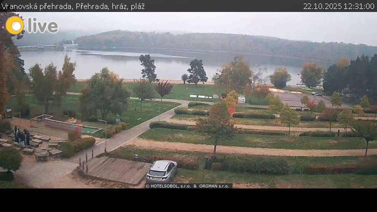 Vranovská přehrada - Přehrada, hráz, pláž - 22.10.2025 v 12:31 Vranovská přehrada - Přehrada, hráz, pláž - 22.10.2025 v 12:31