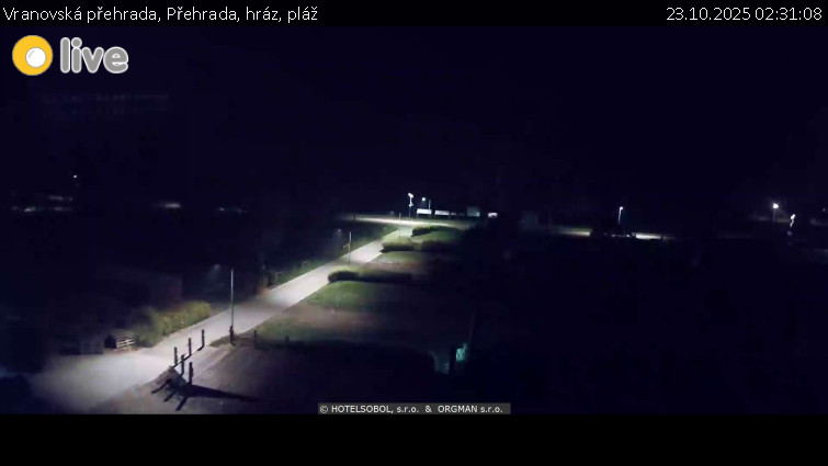 Vranovská přehrada - Přehrada, hráz, pláž - 23.10.2025 v 02:31 Vranovská přehrada - Přehrada, hráz, pláž - 23.10.2025 v 02:31
