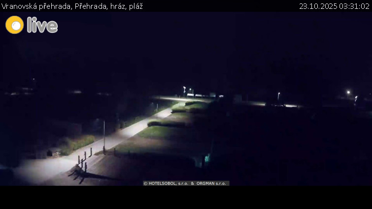 Vranovská přehrada - Přehrada, hráz, pláž - 23.10.2025 v 03:31 Vranovská přehrada - Přehrada, hráz, pláž - 23.10.2025 v 03:31