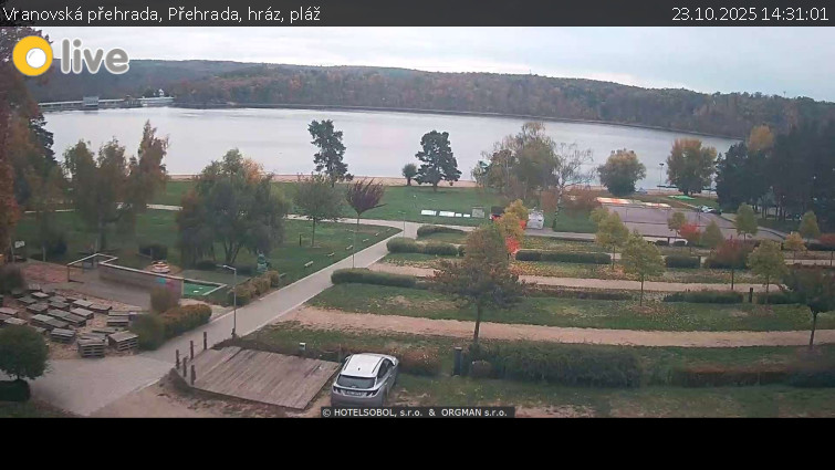 Vranovská přehrada - Přehrada, hráz, pláž - 23.10.2025 v 14:31 Vranovská přehrada - Přehrada, hráz, pláž - 23.10.2025 v 14:31