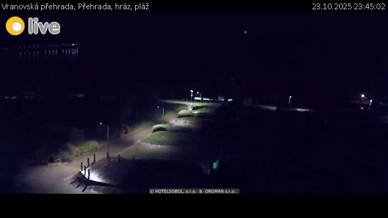 Vranovská přehrada - Přehrada, hráz, pláž - 23.10.2025 v 23:45 Vranovská přehrada - Přehrada, hráz, pláž - 23.10.2025 v 23:45