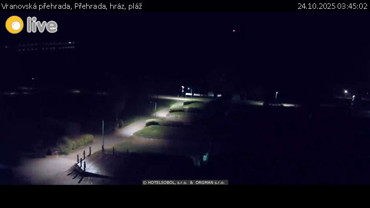 Vranovská přehrada - Přehrada, hráz, pláž - 24.10.2025 v 03:45 Vranovská přehrada - Přehrada, hráz, pláž - 24.10.2025 v 03:45