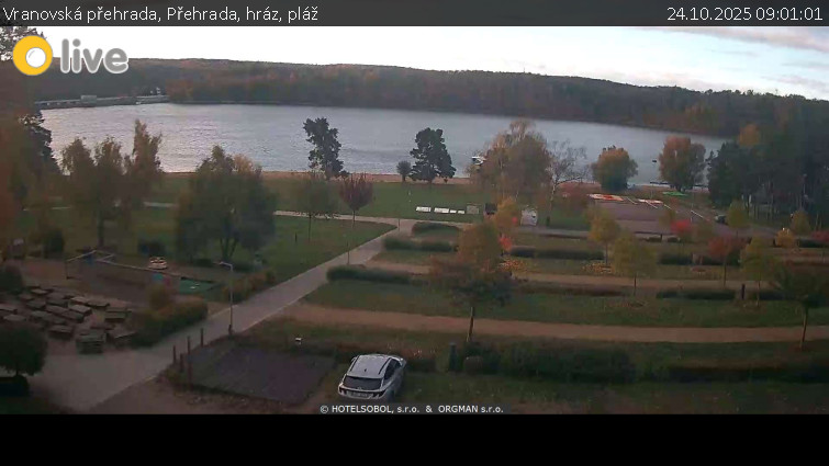 Vranovská přehrada - Přehrada, hráz, pláž - 24.10.2025 v 09:01 Vranovská přehrada - Přehrada, hráz, pláž - 24.10.2025 v 09:01