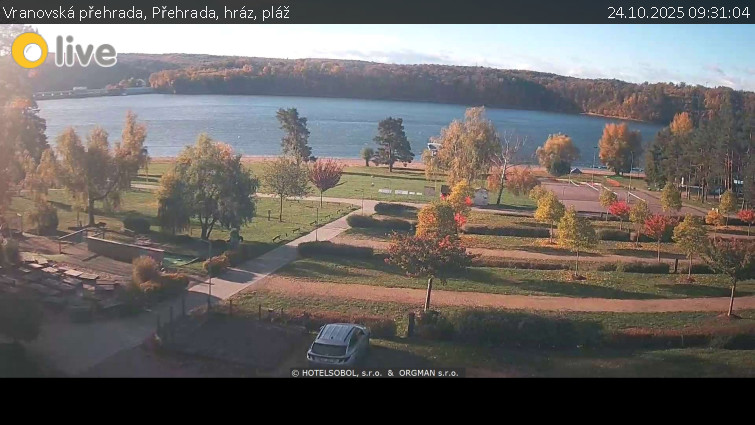 Vranovská přehrada - Přehrada, hráz, pláž - 24.10.2025 v 09:31 Vranovská přehrada - Přehrada, hráz, pláž - 24.10.2025 v 09:31