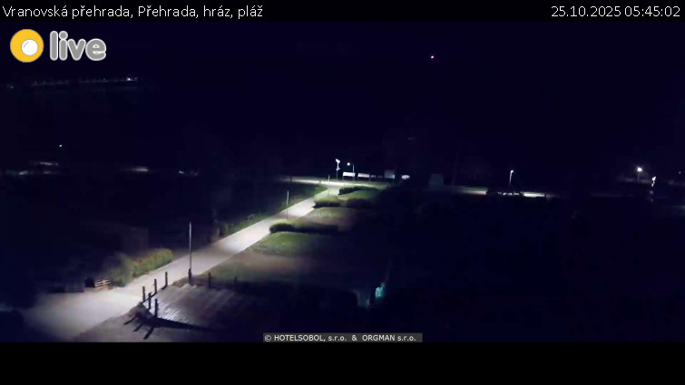 Vranovská přehrada - Přehrada, hráz, pláž - 25.10.2025 v 05:45 Vranovská přehrada - Přehrada, hráz, pláž - 25.10.2025 v 05:45