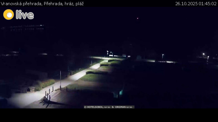 Vranovská přehrada - Přehrada, hráz, pláž - 26.10.2025 v 01:45 Vranovská přehrada - Přehrada, hráz, pláž - 26.10.2025 v 01:45