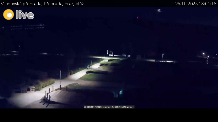 Vranovská přehrada - Přehrada, hráz, pláž - 26.10.2025 v 18:01 Vranovská přehrada - Přehrada, hráz, pláž - 26.10.2025 v 18:01