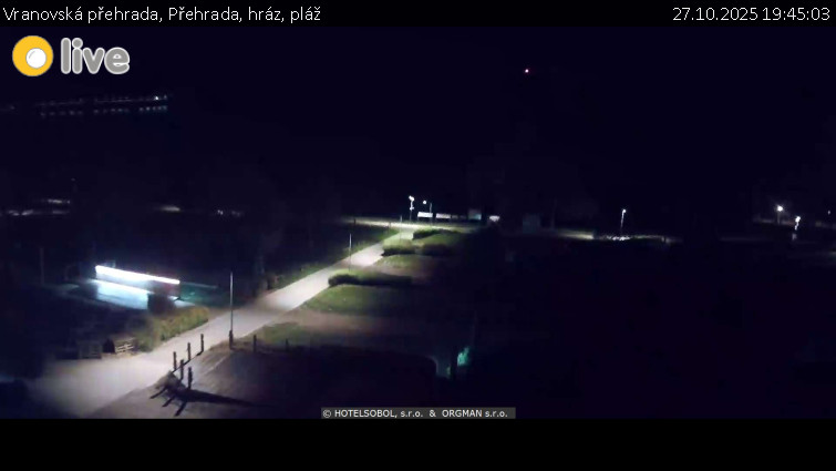 Vranovská přehrada - Přehrada, hráz, pláž - 27.10.2025 v 19:45 Vranovská přehrada - Přehrada, hráz, pláž - 27.10.2025 v 19:45