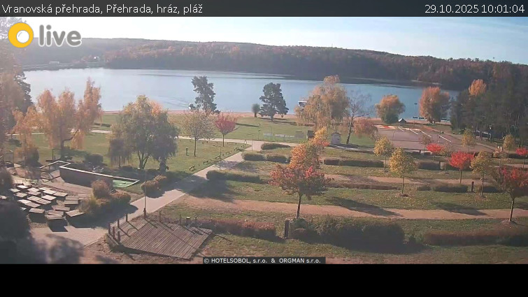 Vranovská přehrada - Přehrada, hráz, pláž - 29.10.2025 v 10:01 Vranovská přehrada - Přehrada, hráz, pláž - 29.10.2025 v 10:01