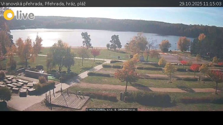 Vranovská přehrada - Přehrada, hráz, pláž - 29.10.2025 v 11:15 Vranovská přehrada - Přehrada, hráz, pláž - 29.10.2025 v 11:15