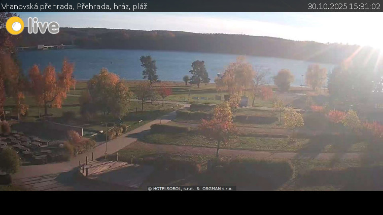 Vranovská přehrada - Přehrada, hráz, pláž - 30.10.2025 v 15:31 Vranovská přehrada - Přehrada, hráz, pláž - 30.10.2025 v 15:31