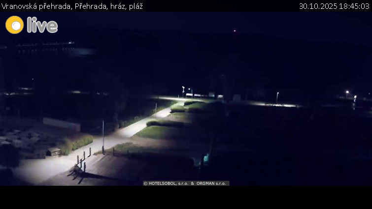Vranovská přehrada - Přehrada, hráz, pláž - 30.10.2025 v 18:45 Vranovská přehrada - Přehrada, hráz, pláž - 30.10.2025 v 18:45