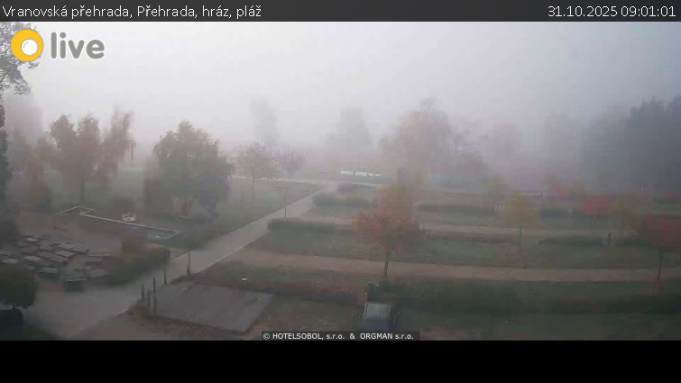 Vranovská přehrada - Přehrada, hráz, pláž - 31.10.2025 v 09:01 Vranovská přehrada - Přehrada, hráz, pláž - 31.10.2025 v 09:01