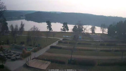 Přehrada, hráz, pláž