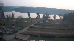 Přehrada, hráz, pláž