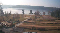 Přehrada, hráz, pláž