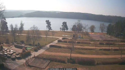 Přehrada, hráz, pláž