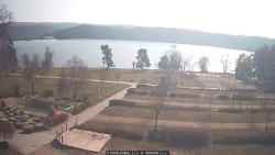 Přehrada, hráz, pláž