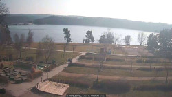 Přehrada, hráz, pláž