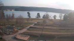 Přehrada, hráz, pláž