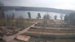 Přehrada, hráz, pláž