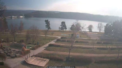 Přehrada, hráz, pláž