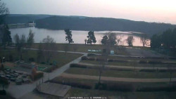 Přehrada, hráz, pláž