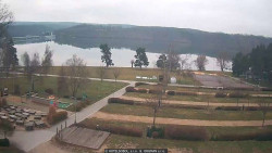 Přehrada, hráz, pláž