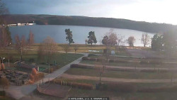 Přehrada, hráz, pláž