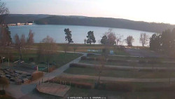 Přehrada, hráz, pláž