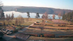 Přehrada, hráz, pláž