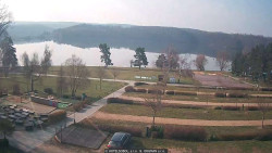 Přehrada, hráz, pláž