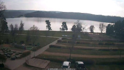 Přehrada, hráz, pláž