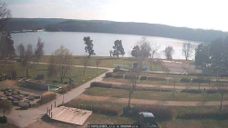 Přehrada, hráz, pláž