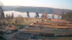 Přehrada, hráz, pláž