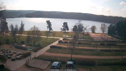 Přehrada, hráz, pláž