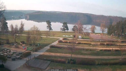 Přehrada, hráz, pláž