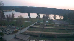 Přehrada, hráz, pláž