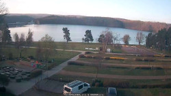 Přehrada, hráz, pláž