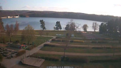 Přehrada, hráz, pláž