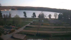 Přehrada, hráz, pláž