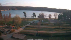 Přehrada, hráz, pláž