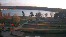 Přehrada, hráz, pláž