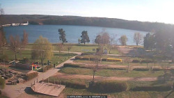 Přehrada, hráz, pláž