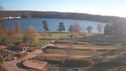 Přehrada, hráz, pláž