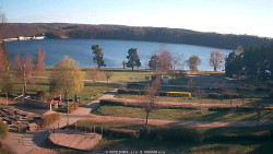 Přehrada, hráz, pláž