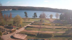 Přehrada, hráz, pláž