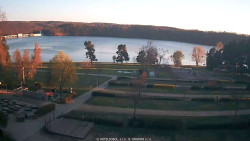 Přehrada, hráz, pláž